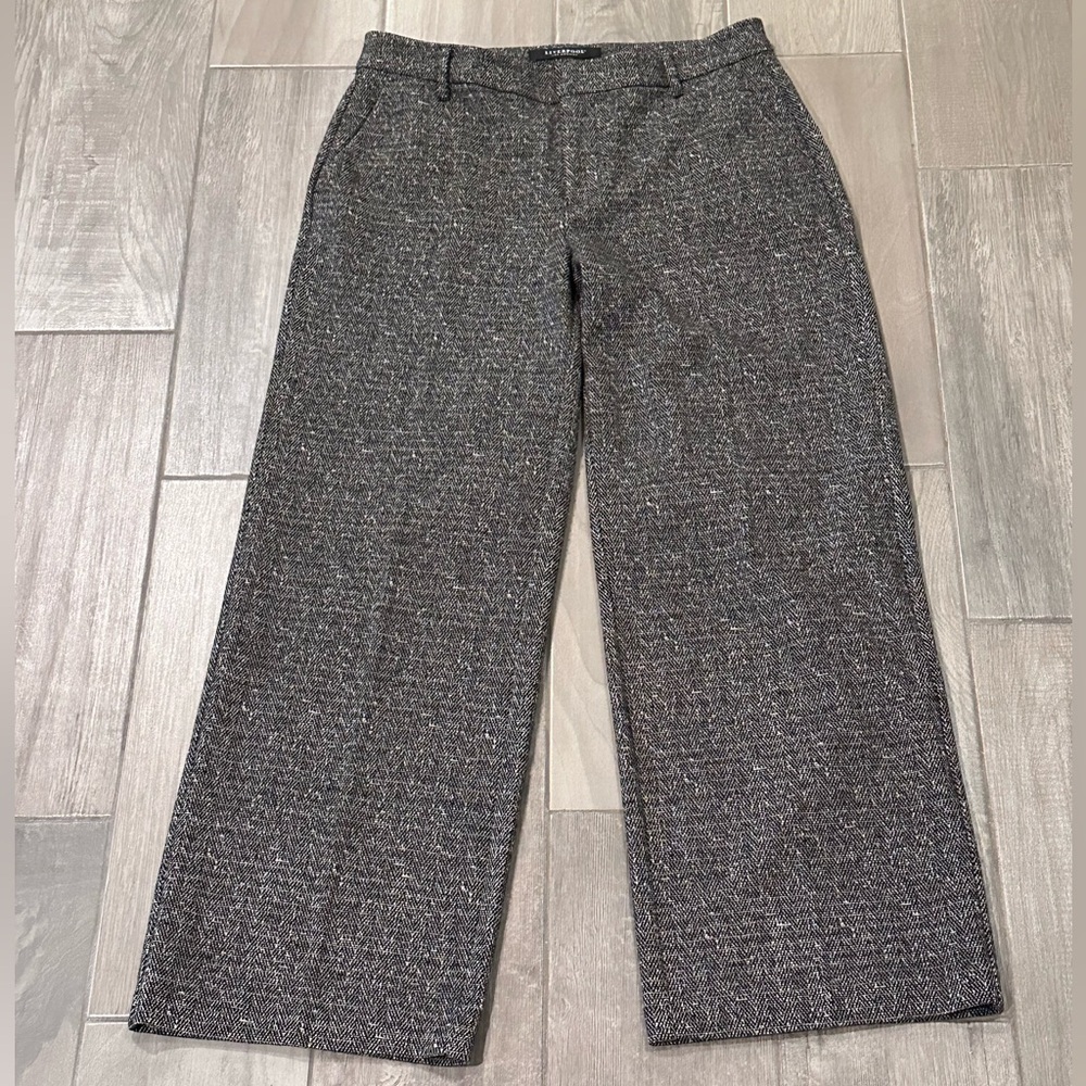 Liverpool Wide Leg Dress Pants in Black & Tan Women’s Size 12/31